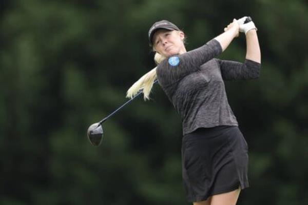 IN THE MIX: Stephanie Meadows finished strong to sit in third just two shots of leader Leona Maguire. Pic: Christian Petersen/Getty Images