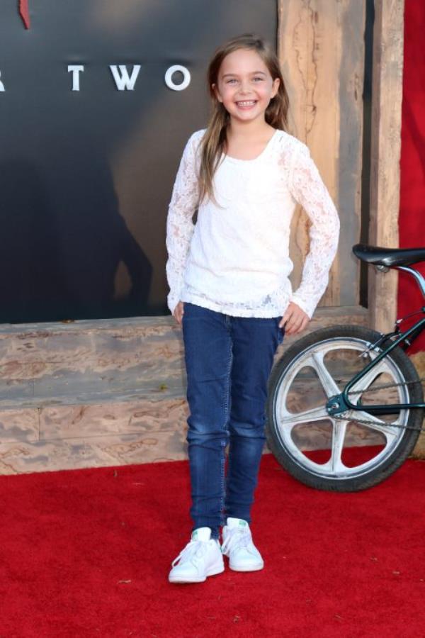 Ryan Kiera Armstrong at the premiere of "It Chapter Two" in 2019