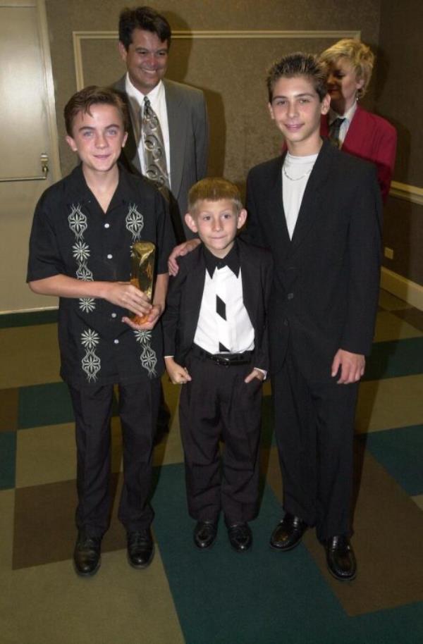 Frankie Muniz, Erik Per Sullivan, and Justin Berfield at the West Hollywood Sunset Strip Billboard Awards in 2000