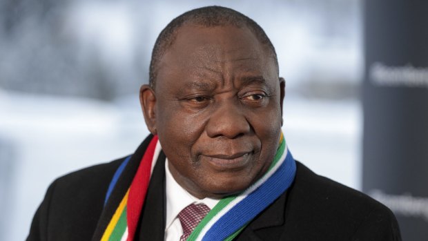 South African President Cyril Ramaphosa.