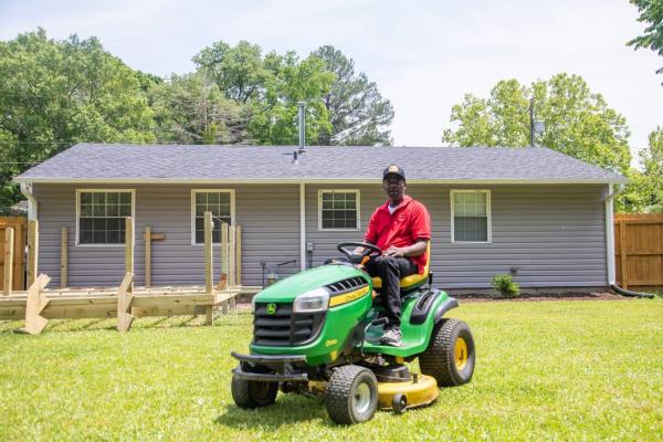 James Watson, 62, a veteran and lifeling Raleigh resident, is the first to buy a home through the Raleigh Area Land Trust, which provides homeownership opportunities to individuals and families earning between 50-80% of the Area Median Income (AMI) for Wake County.