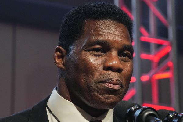 Republican Senate challenger Herschel Walker speaks during an election night watch party, Tuesday, Dec. 6, 2022, in Atlanta.