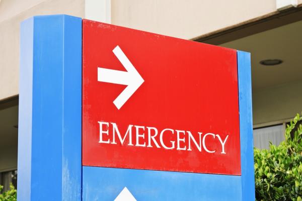 emergency room sign