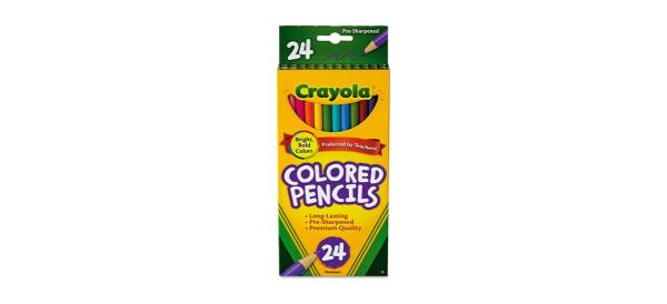 Best Crayola 24-Pack Of Long Barrel Colored Woodcase Pencils