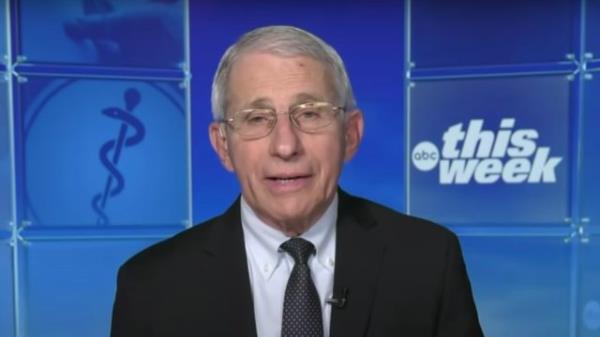 Dr. Anthony Fauci appearing on ABC News' This Week on March 20, 2022