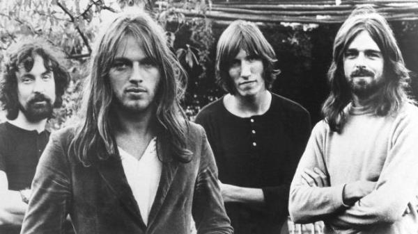 Nick Mason, David Gilmour, Roger Waters, and Richard Wright circa 1973