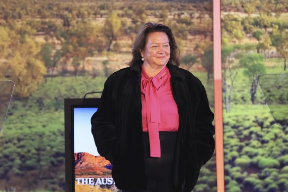 Gina Rinehart.