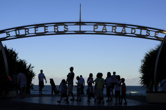 Cavill Mall at Surfers Paradise will be the Gold Coast’s main live site.