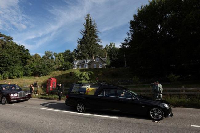 Queen Elizabeth’s coffin leaves her beloved Balmoral Castle